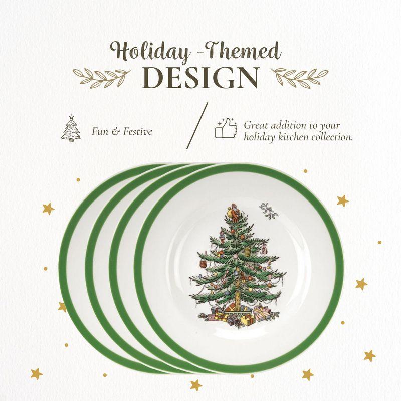 Spode Christmas Tree Dinner Plates (Set of 4)