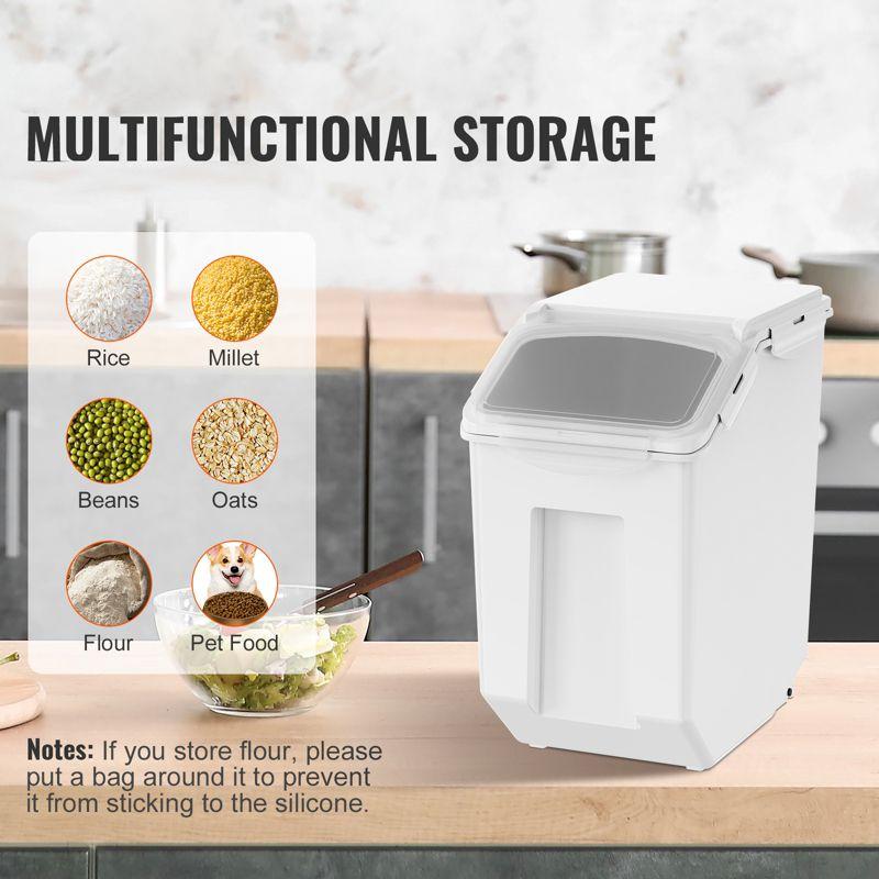 VEVOR VEVOR Rectangle PP Food Storage Container with Lid (Set of 2)