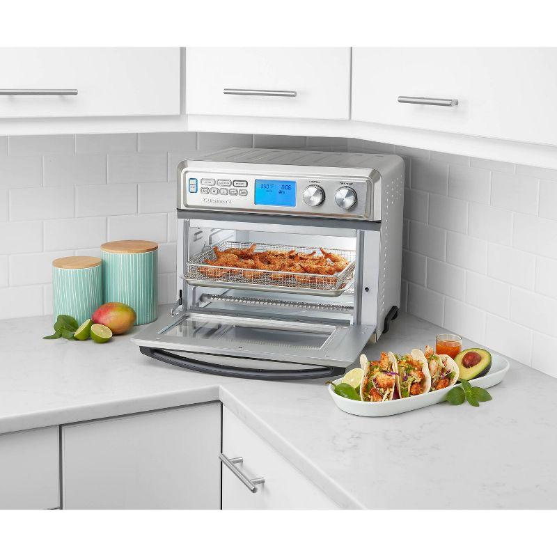 Cuisinart Digital Air Fryer Toaster Oven - Stainless Steel - TOA-95: 1800W, 28.5L Capacity, Dishwasher-Safe Parts