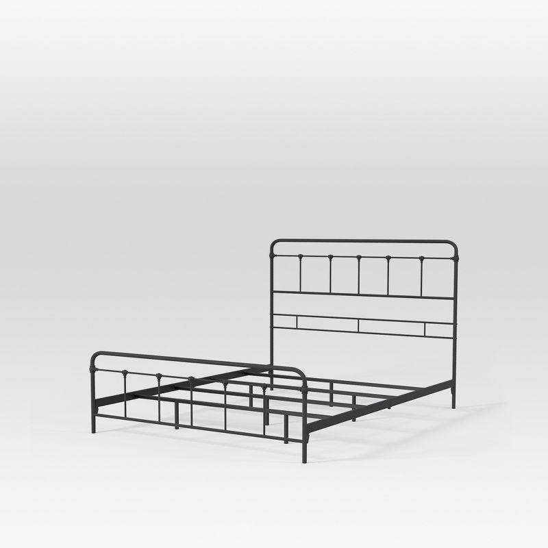 eLuxury Modern Industrial Metal Cordova Bed Frame