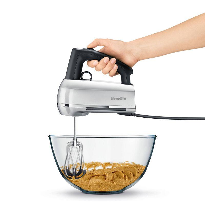 Breville ® Handy Mix Scraper ™ 9-Speed Hand Mixer in Silver