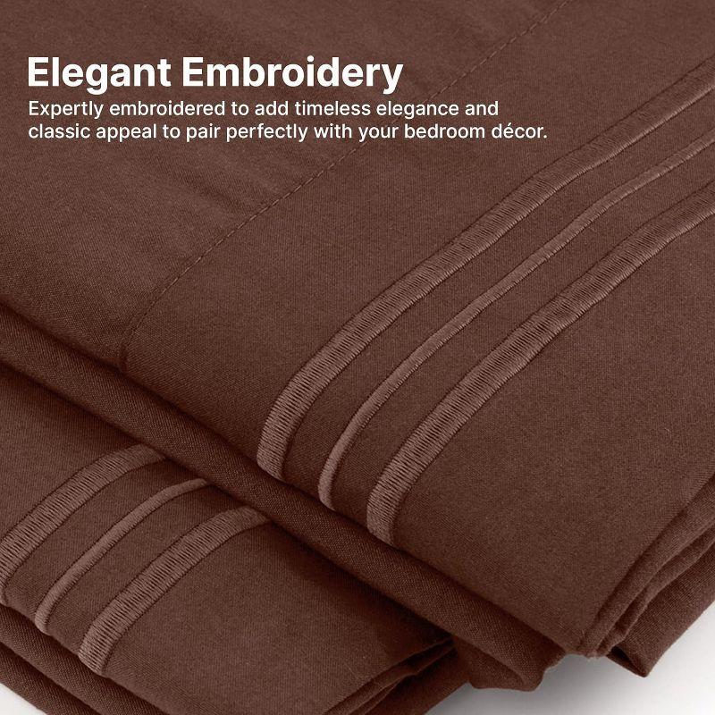 CGK Linens Soft Double Brushed Soft & Cooling Pillowcase - Set of 4