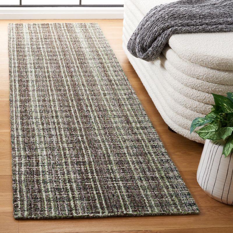 Abstract ABT488 Hand Tufted Area Rug - Brown/Green - 6'x9' - Safavieh.