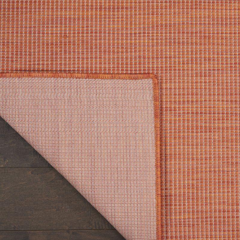 Nourison Positano POS01 Indoor/outdoor Area Rug - Terracotta 4' x 6'