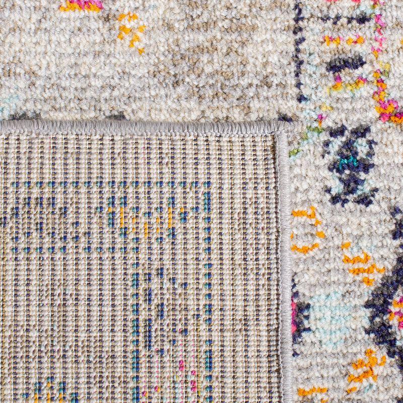 Madison MAD468 Power Loomed Indoor Runner Rug - Grey/Blue - 2'2"x16' - Safavieh