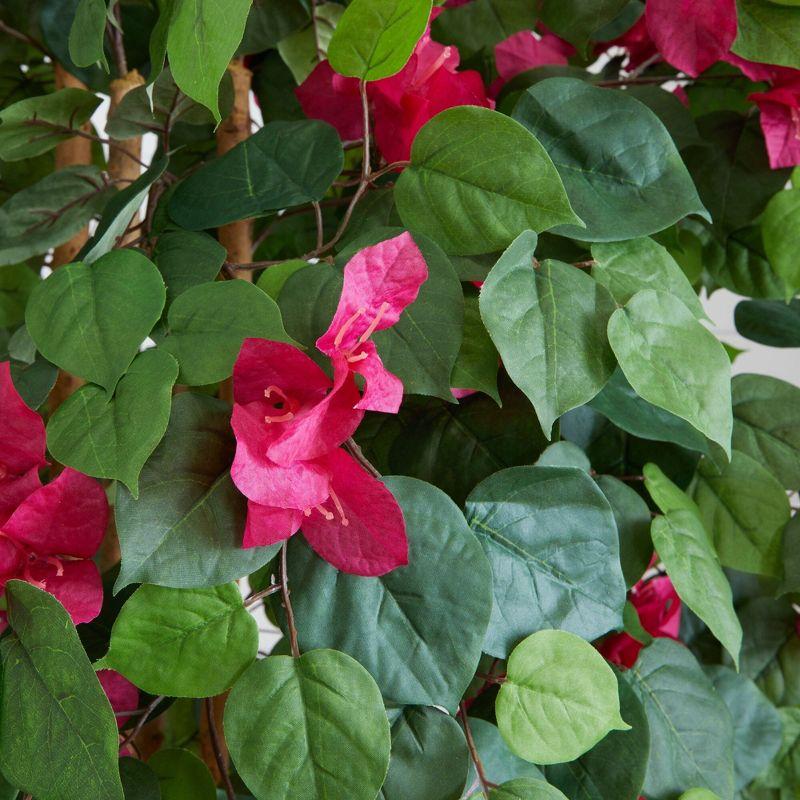 Nearly Natural 6-ft Multi Vine Bougainvillea Silk Tree