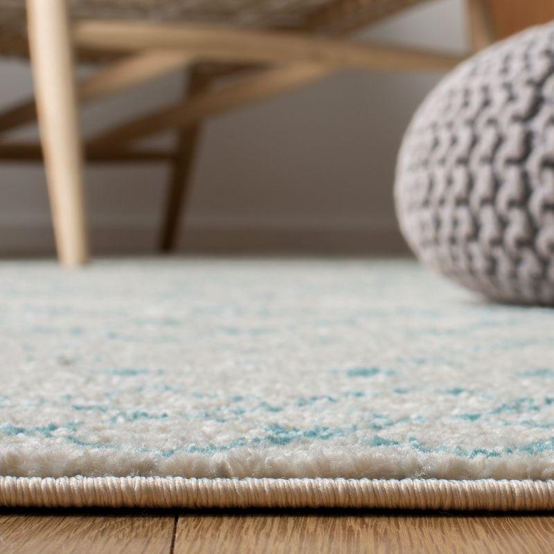 Madison 700 MAD798 Power Loomed Indoor Area Rug - Ivory/Aqua - 9'x12' - Safavieh