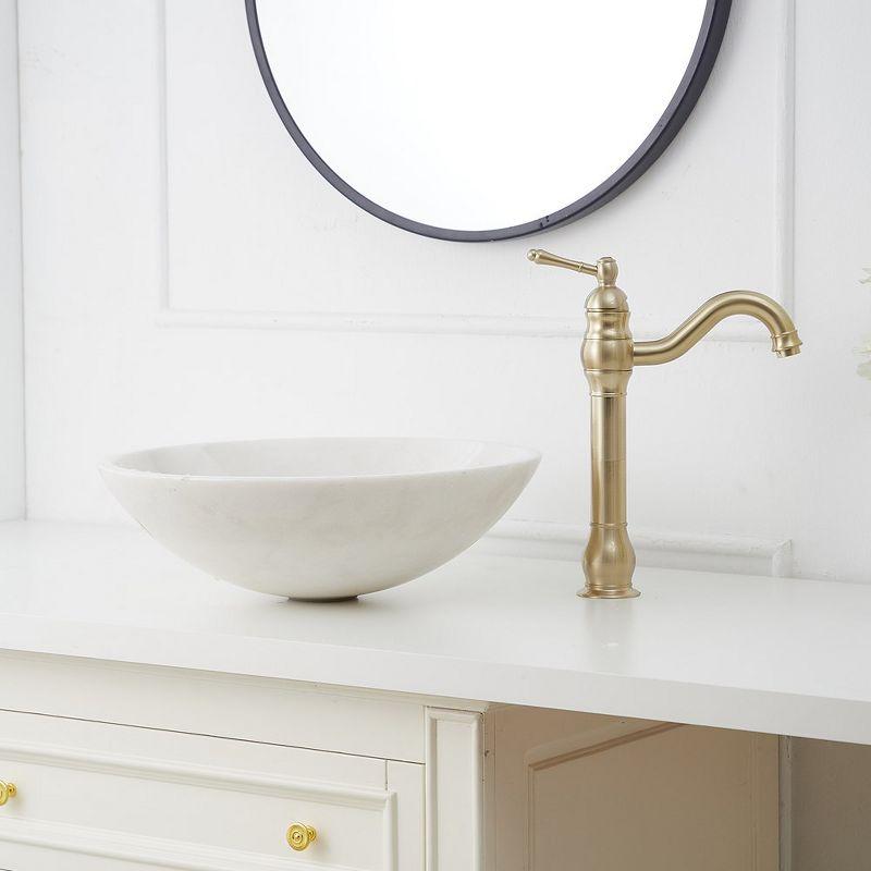 VIBRANTBATH 9310-BG Vessel Sink Faucet Single-handle Bathroom Faucet with Drain Assembly