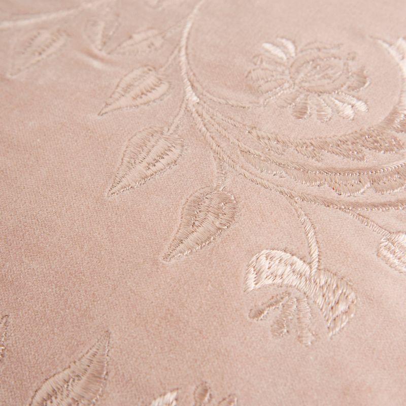 20"x20" Oversize Poly Filled Solid Square Throw Pillow Cover Blush - Rizzy Home: Cotton, Reversible, Zippered