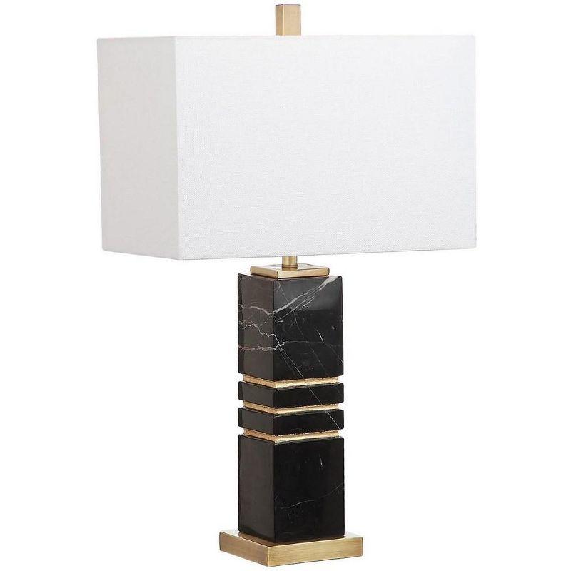 Everly Quinn Tonna Marble Table Lamp
