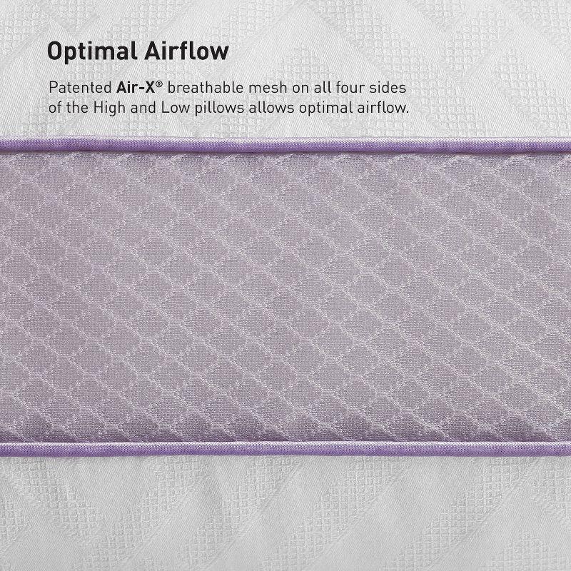 Bedgear Bedgear High-Low Performance Pillow - High Size - Soft Support Pillow for Neutral/Warm Sleepers