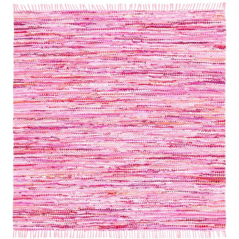 Montauk MTK251 Hand Woven Area Rug - Pink - 6'x6' - Safavieh.