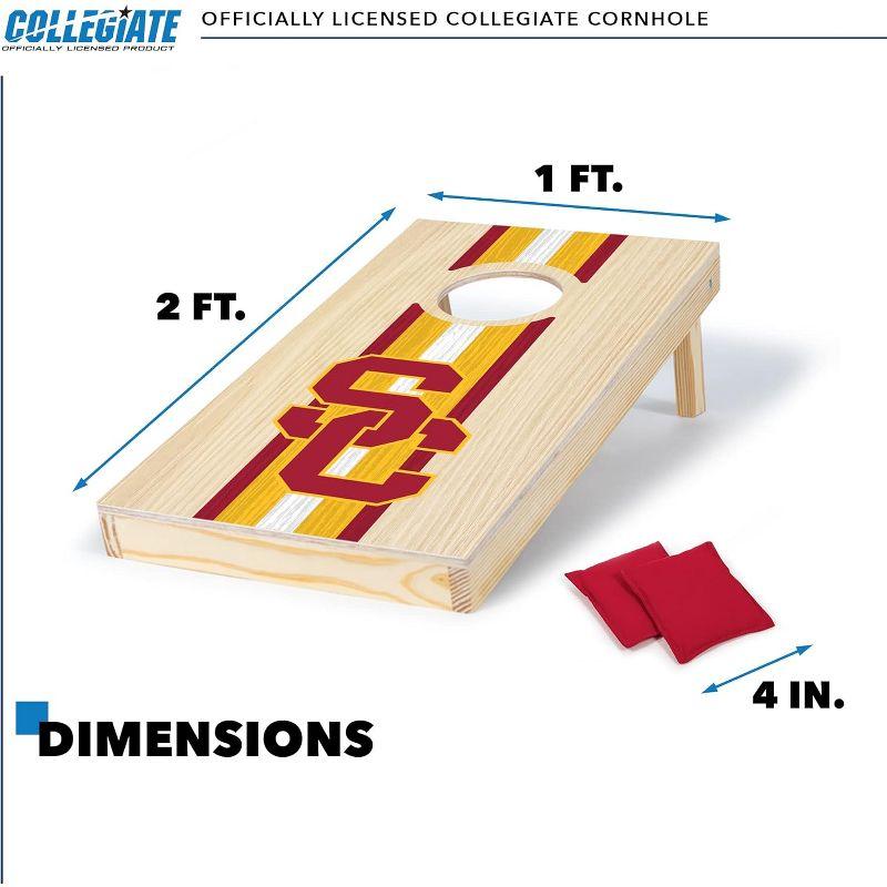 NCAA USC Trojans 1'x2' Wood Cornhole Set