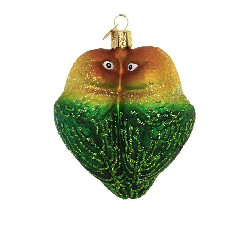 Old World Christmas 4.0 Inch Lovebirds Parrots Lifelong Love Tree Ornaments