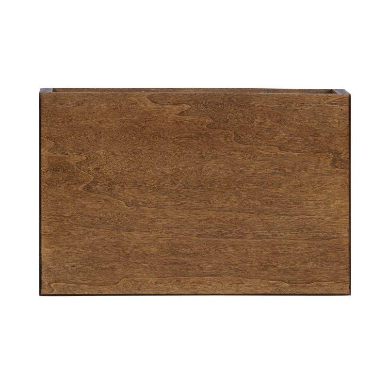 Kate & Laurel All Things Decor (Set of 3) 12" Havlock Wood Floating Shelves Rustic Brown