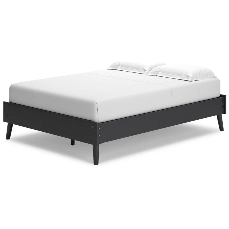 Charlang Platform Bed Black/Gray - Signature Design by Ashley