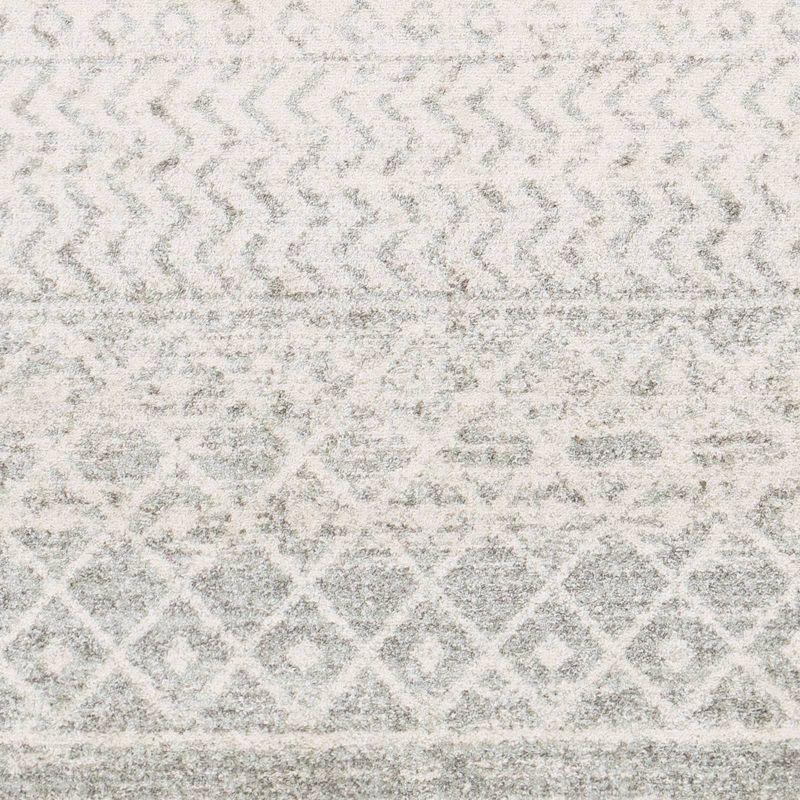 Livabliss 6'7"x9' Sweetgum Global Rug Cream: Traditional Rectangle, Medium Pile, Fade & Stain-Resistant