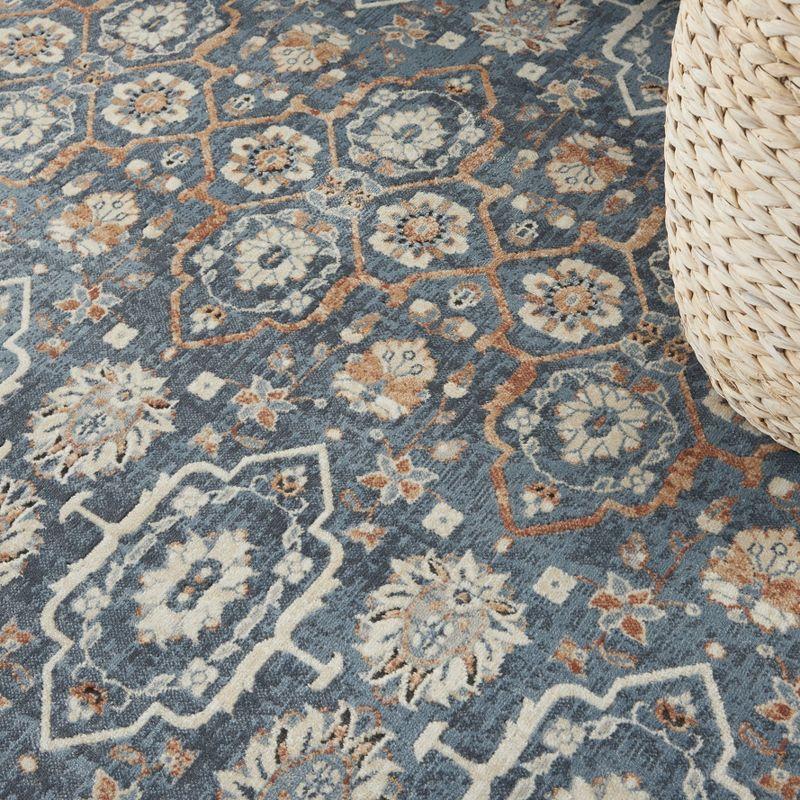 Nourison Malta Bordered Floral Traditional Indoor Area Rug