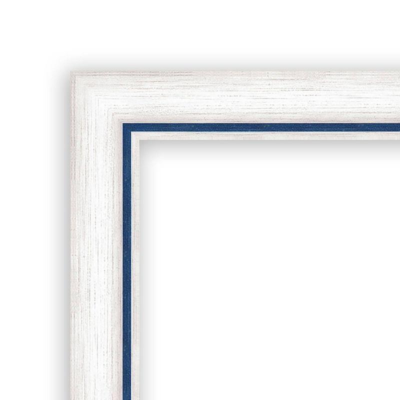 11"x14" Matted to 8"x10" Opening Size Morgan Wood Picture Frame Art White/Blue - Amanti Art