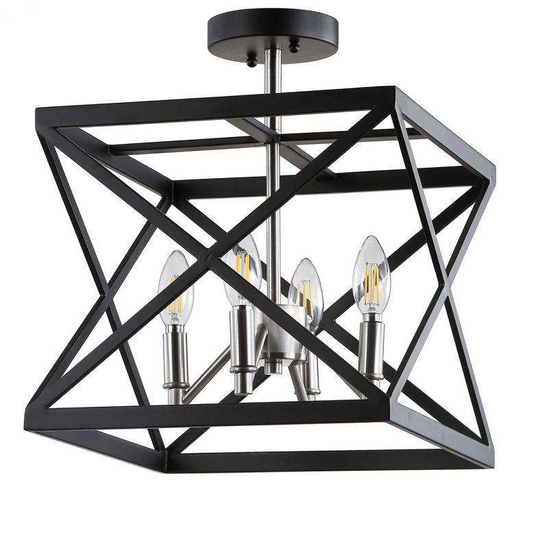 Matias Flush Mount - FLU4029 - Black - Safavieh
