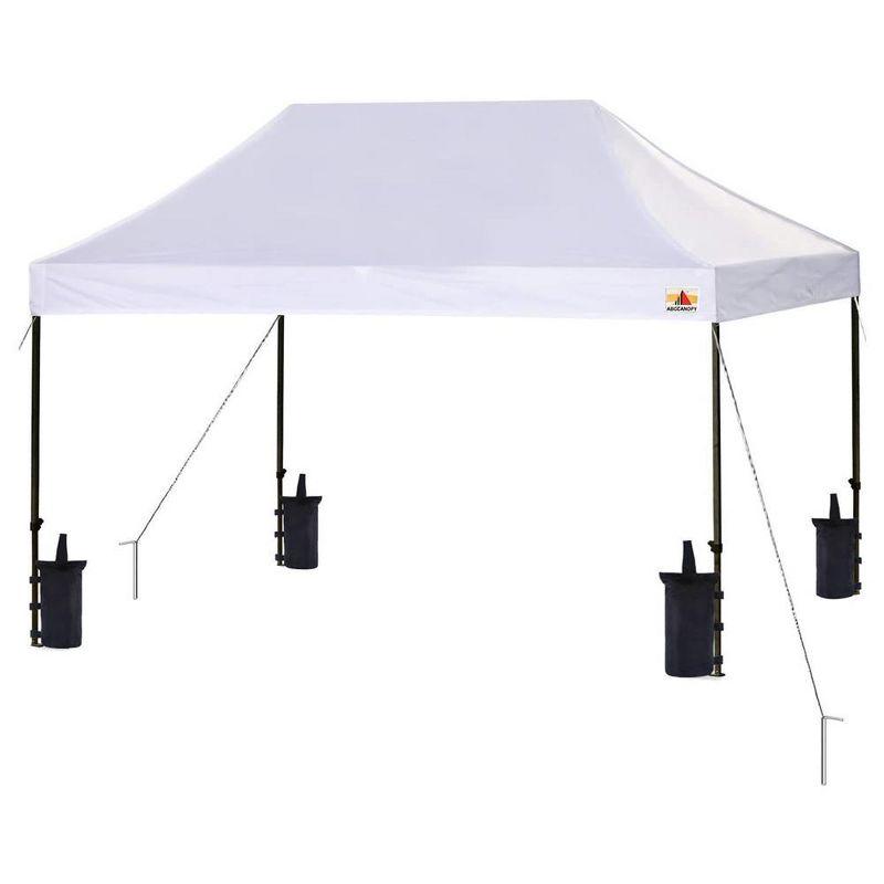 15 Ft. W x 10 Ft. D Steel Pop-Up Canopy