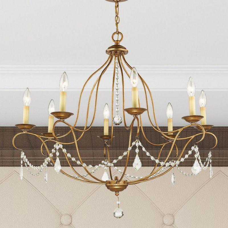 Chesterfield 8 - Light Dimmable Empire Chandelier