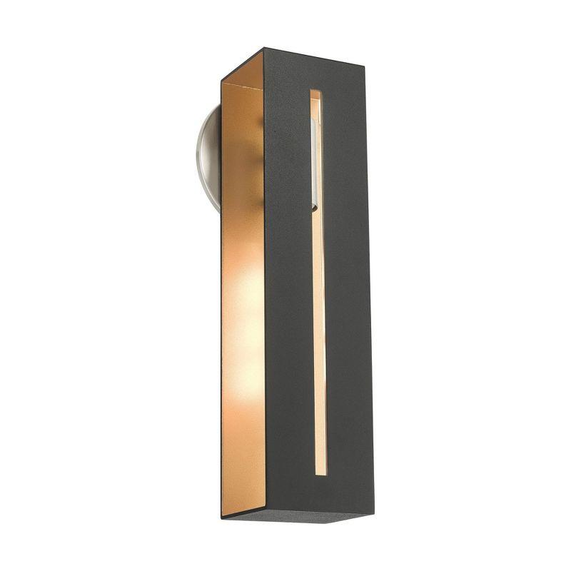 Livex Lighting Soma 1 - Light Wall Light in  Textured Black
