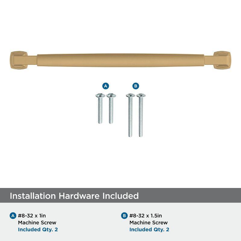 Amerock Stature 8-13/16 inch (224mm) Center-to-Center Champagne Bronze Cabinet Pull
