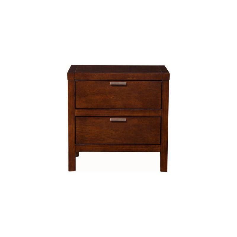 Alpine Furniture Nightstand Carmel, Cappuccino