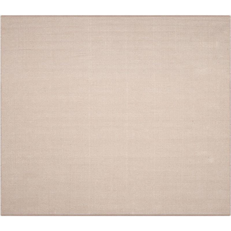 Montauk MTK345 Hand Woven Indoor Area Rug - Ivory/Grey - 6'x6' - Safavieh
