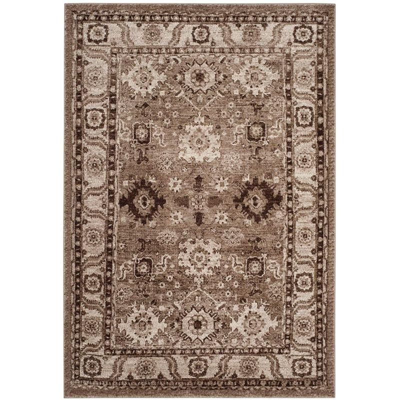 Vintage Hamadan VTH214 Power Loomed Indoor Area Rug - Taupe - 4'x6' - Safavieh