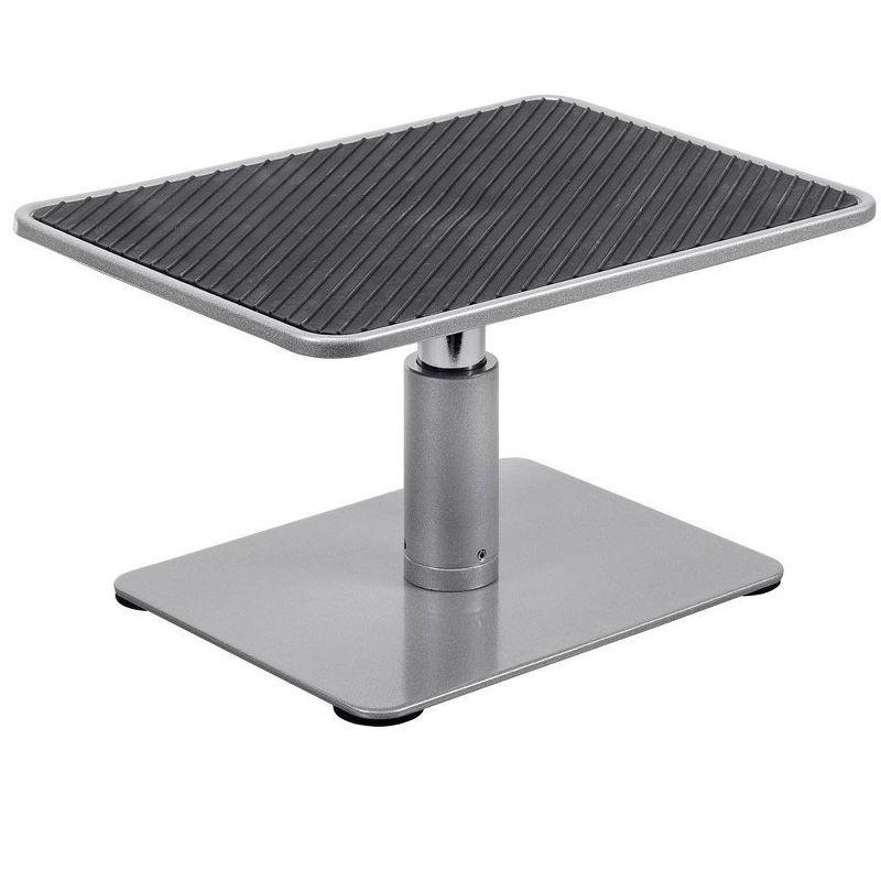 Monoprice Universal Monitor Riser Stand - Silver Perfect For Raising Your Monitor About 4.7 to 6.7 Inches - Workstream Collection