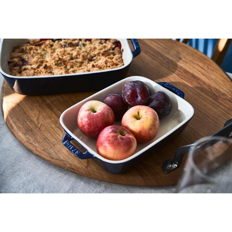 Staub ® Dark Blue 2-Piece Rectangular Baker Set