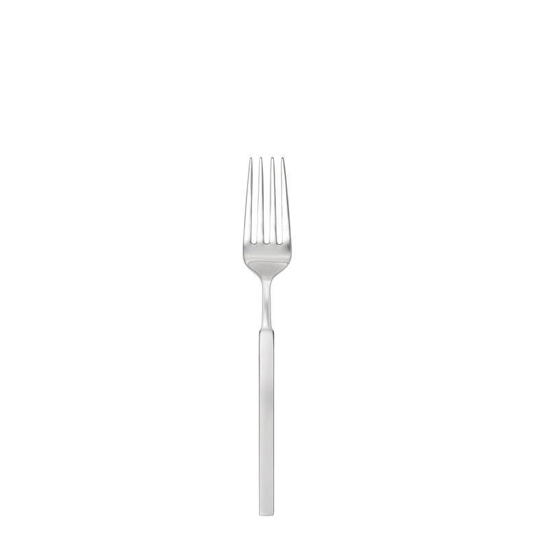 Fortessa Tableware Solutions 5pc Brushed/Mirrored Jaxson Flatware Set: 18/10 Stainless Steel, Dishwasher-Safe, Service for 1
