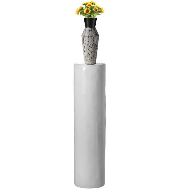 Fiberglass Pillar Column Flower Stand -Photography Props - Cylinder Shape Versatile Pedestal