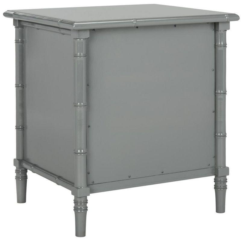 Mina 3 Drawer Nightstand - NST3500 - Grey/Gold - Safavieh