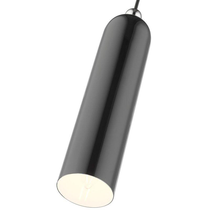 Livex Lighting Ardmore 1 - Light Pendant in  Shiny Dark Gray