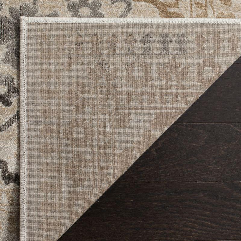 Vintage VTG175 Power Loomed Indoor Skid-Resistant Accent Rug - Creme - 3'3"x5'7" - Safavieh