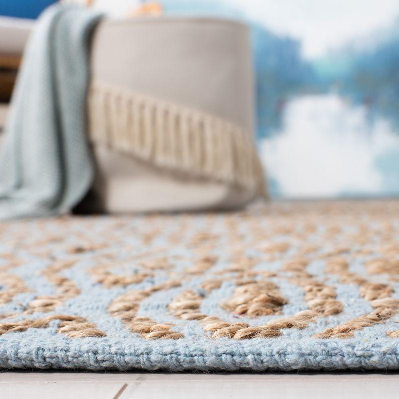 Safavieh Bourne Hand Woven 80% Jute, 20% Cotton Geometric Rug