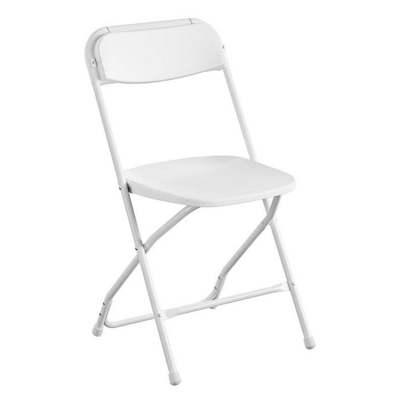 ZOWN Premium Commercial Plastic Stacking, Indoor/Outdoor Folding Chair