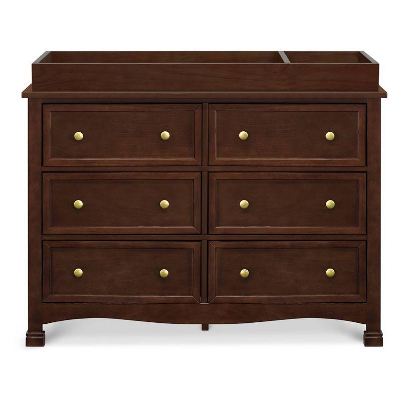 Espresso Nursery 6-Drawer Double Dresser for Ample Storage