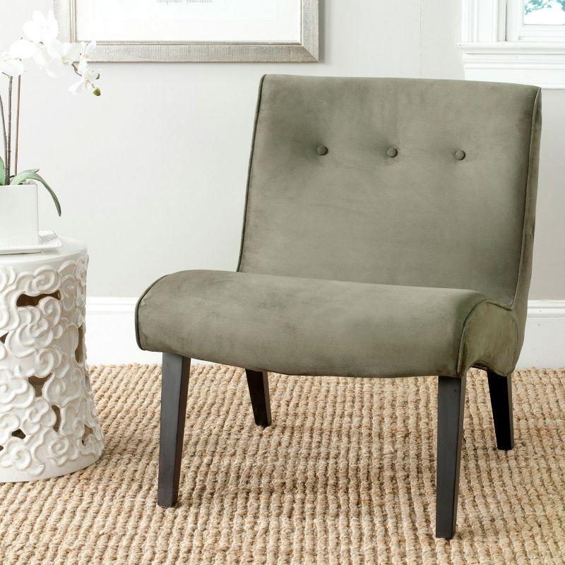 Mandell Chair - MCR4552 - Forest Green - Safavieh