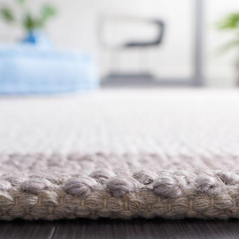 Natura NAT324 Flat Weave Indoor Area Rug - Ivory/Brown - 4'x6' - Safavieh