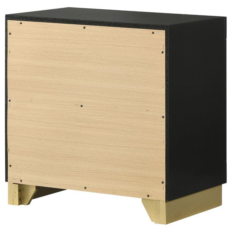 Coaster Home Furnishings Caraway 2-Drawer Nightstand Black