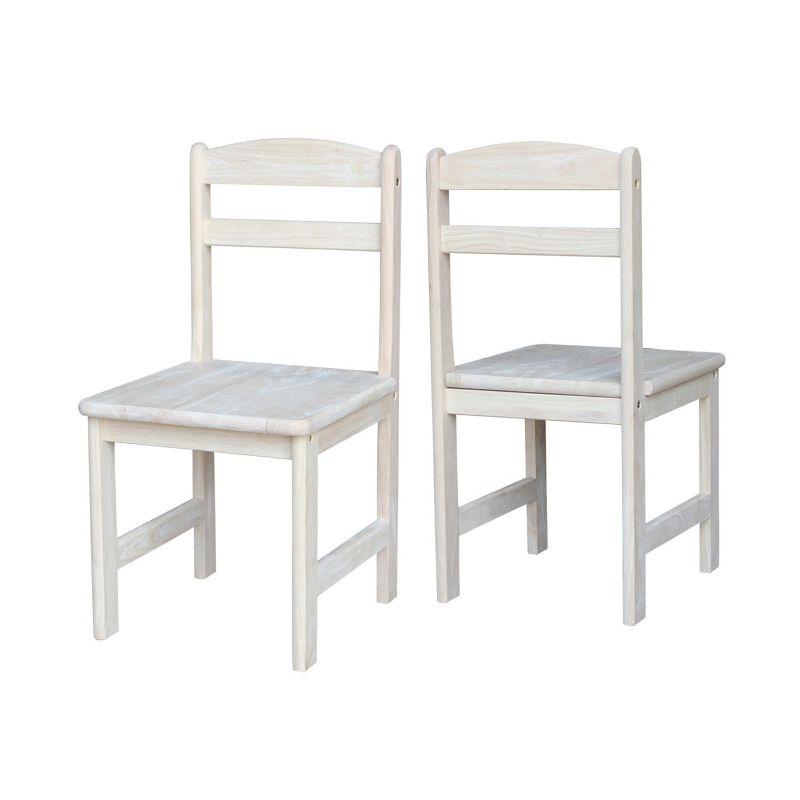 International Concepts Set of Two Juvenile Chairs