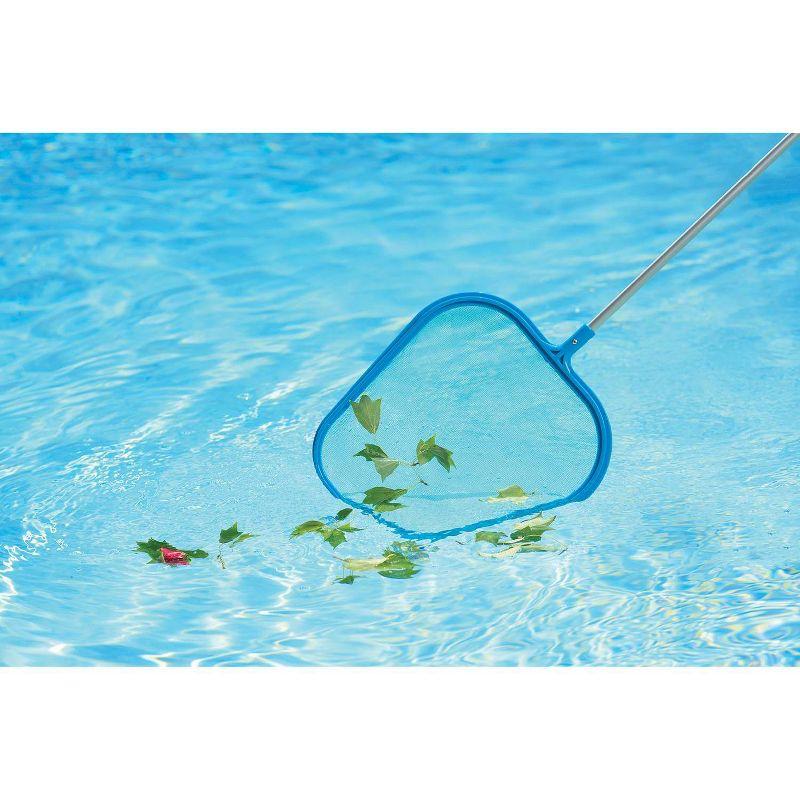 Poolmaster Swimming Pool Leaf Skimmer with 4" 2pc Pole - Essential Collection