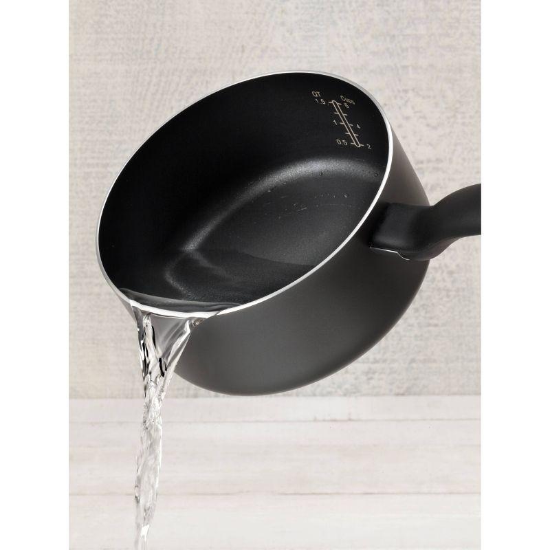 T-fal 10-Piece Nonstick Aluminum Cookware Set in Black