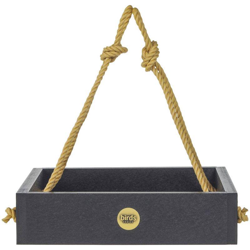 Birds Choice Birds Choice Modern Farmhouse Small Hanging Platform Bird Feeder