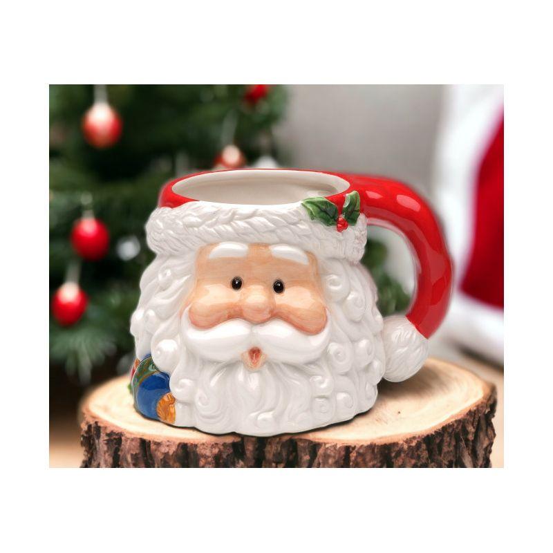 Kevins Gift Shoppe Ceramic Christmas Santa Claus Mug