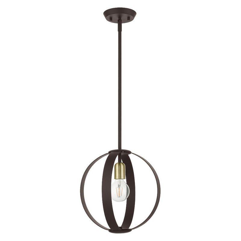 Livex Lighting Modesto 1 - Light Pendant in  Bronze